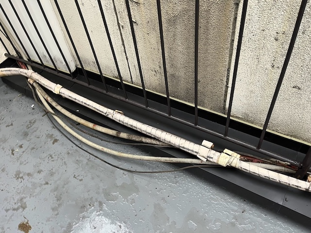 笠木の補修工事後